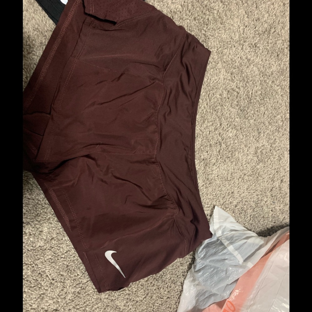 Nike shorts both size M maroon and black